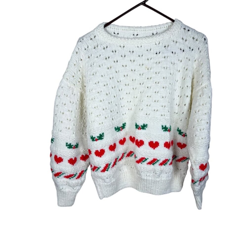 Holly & Heart Hand Crochet Sweater